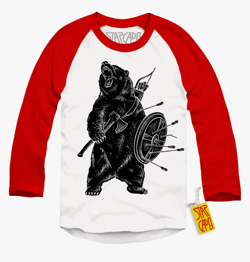 Battle Baseball Tee"
 Class= - Olan Rogers Bear Shirt, HD Png Download, Free Download