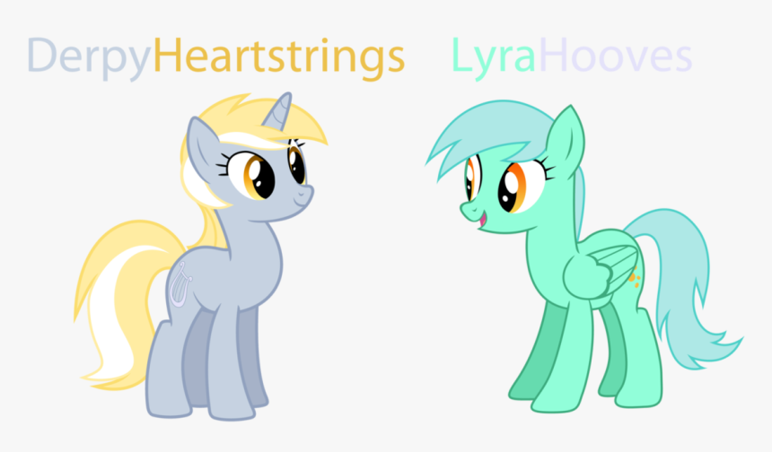 Mlp Derpy And Lyra, HD Png Download, Free Download