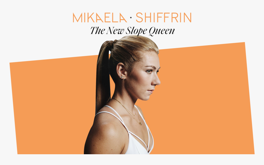 Mikaela Shiffrin On An Orange Background - Single Mikaela Shiffrin, HD Png Download, Free Download