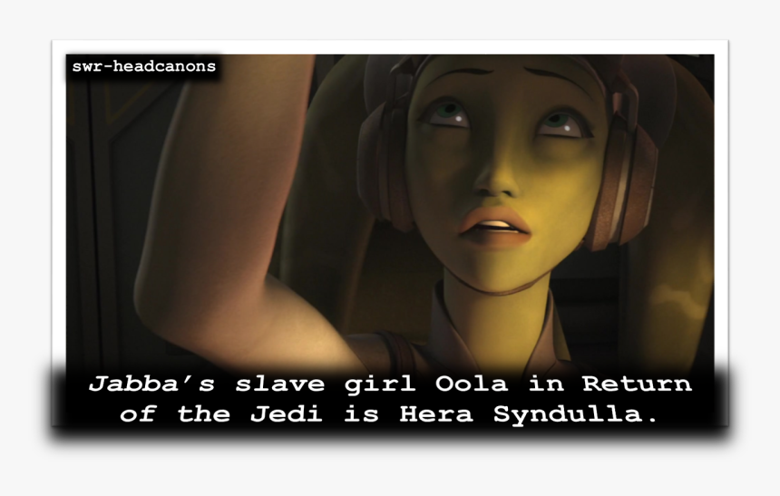 Jabba’s Slave Girl Oola In Return Of The Jedi Is Hera - Remember That Guy That Gave, HD Png Download, Free Download