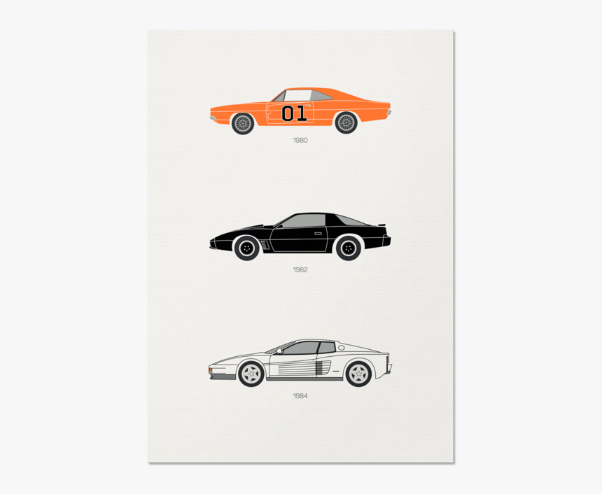 Iconic Tv 80's Cars, HD Png Download, Free Download