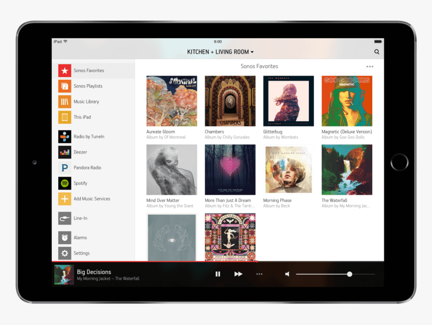 Sonos Music On Your Ipad - Sonos App Voor Ipad, HD Png Download, Free Download