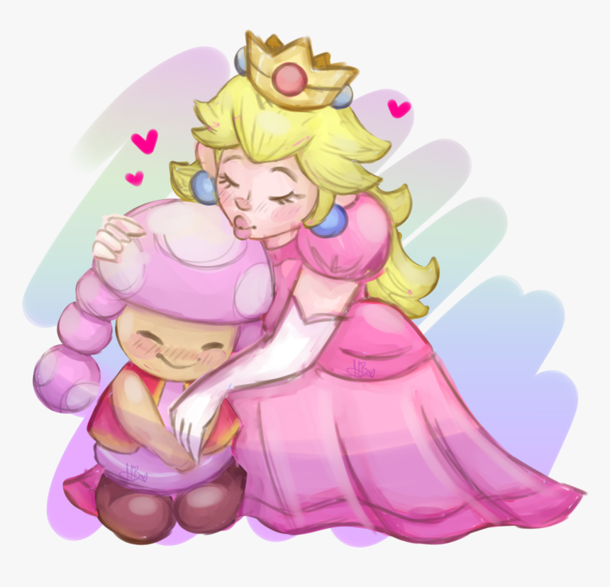 Toadette And Peach Fanart, HD Png Download, Free Download