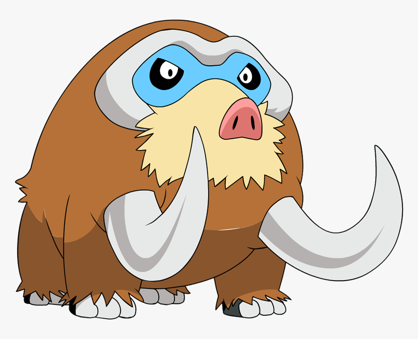 Shiny Mamoswine Pok Dex - Shiny Mamoswine Pokemon, HD Png Download, Free Download