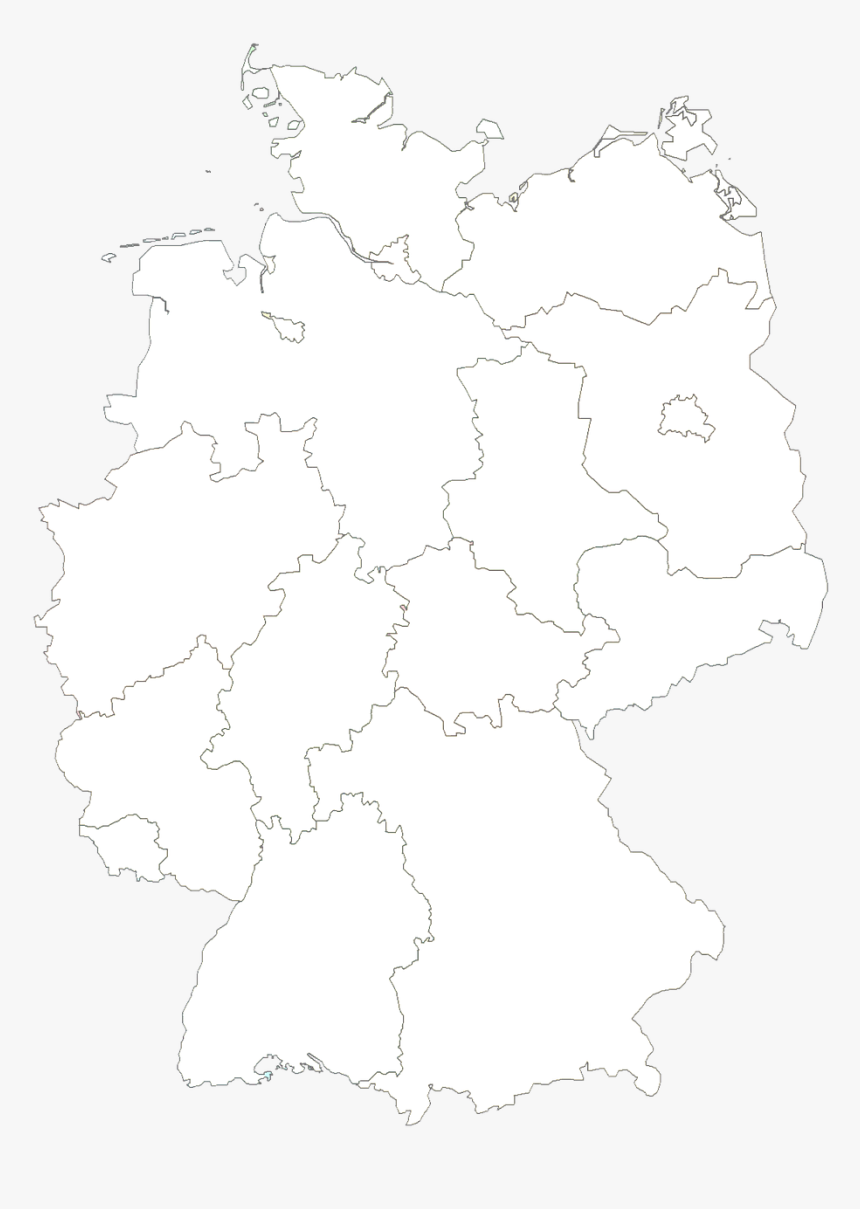Germany Blank Map Png, Transparent Png, Free Download