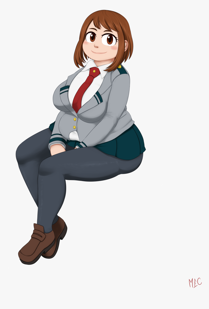 Ochako Uraraka - My Hero Academia Ochako Fat, HD Png Download, Free Download