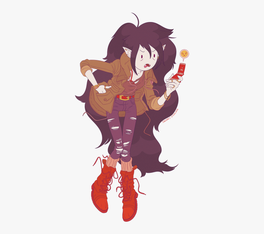 Adventure Time Art Marceline Sketch Marceline The Vampire - Marceline And Bubblegum Fanart, HD Png Download, Free Download