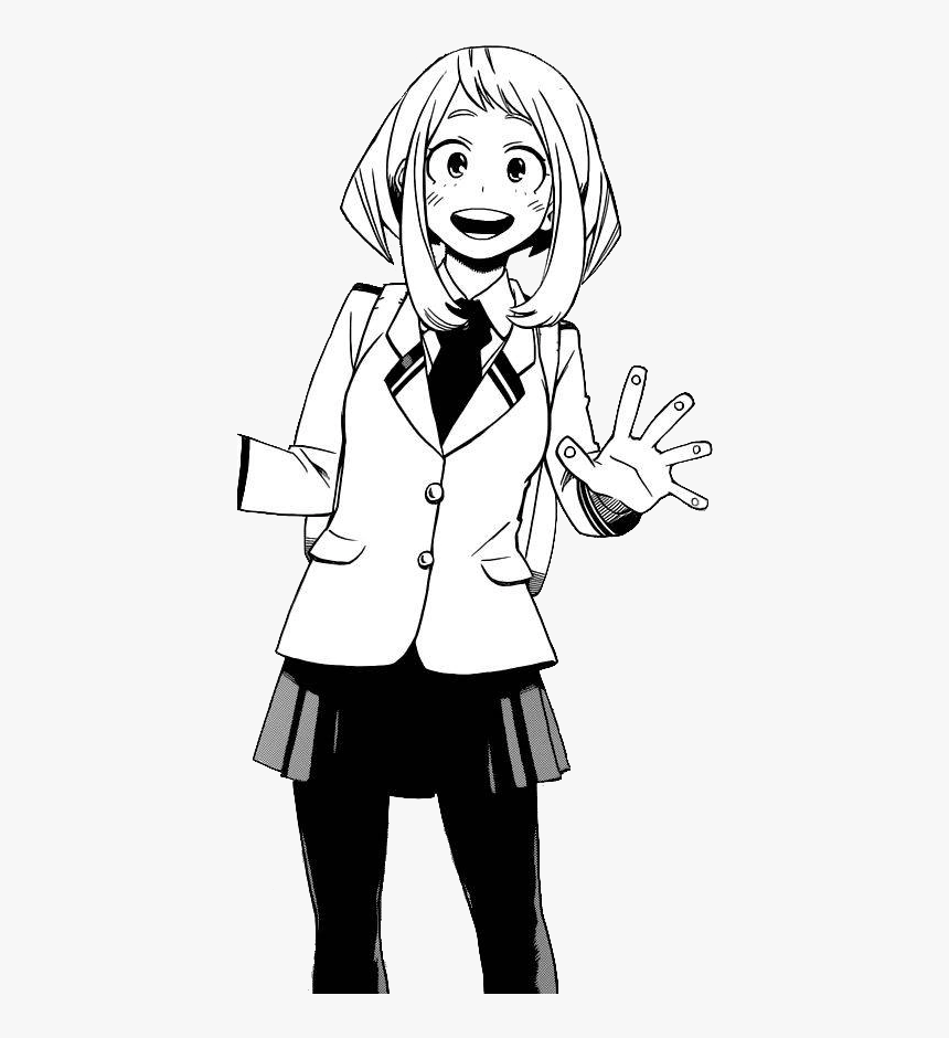 Ochaco Uraraka School Profile Manga - Uraraka Ochako Manga Transparent, HD Png Download, Free Download