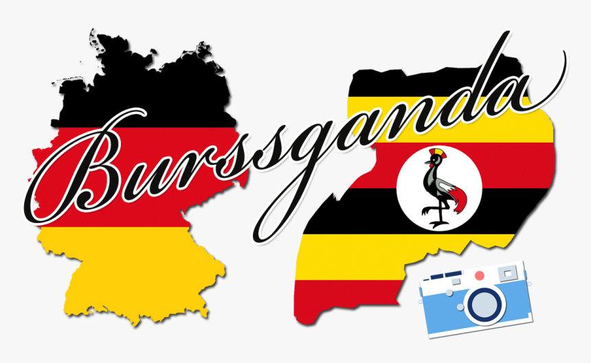 Tobias Weltwaerts In Uganda - Germany Flag Map Png, Transparent Png, Free Download