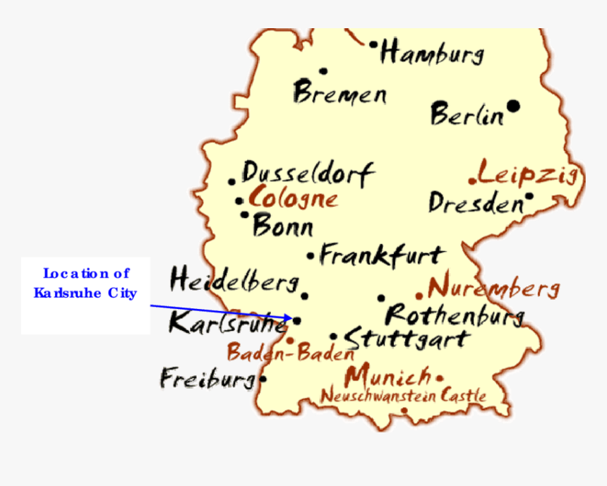 Germany Map, HD Png Download, Free Download