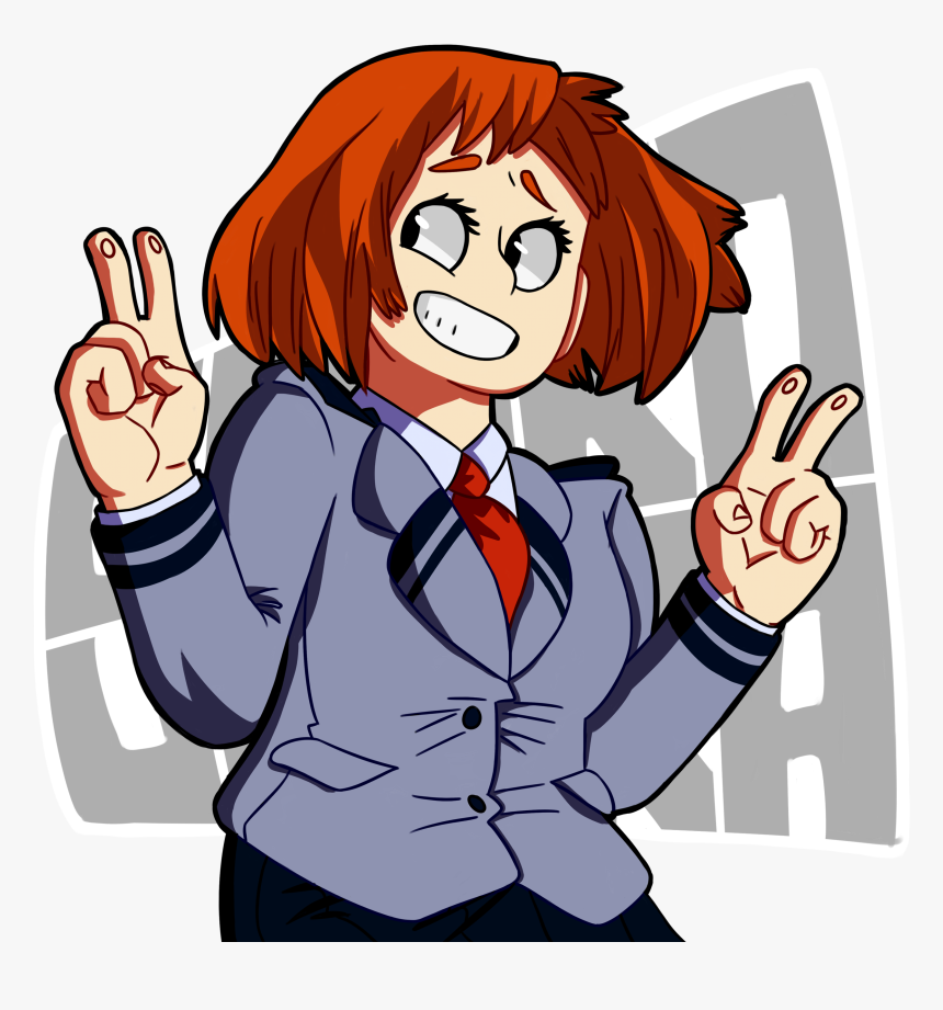 Ochaco Uraraka - Cartoon, HD Png Download, Free Download