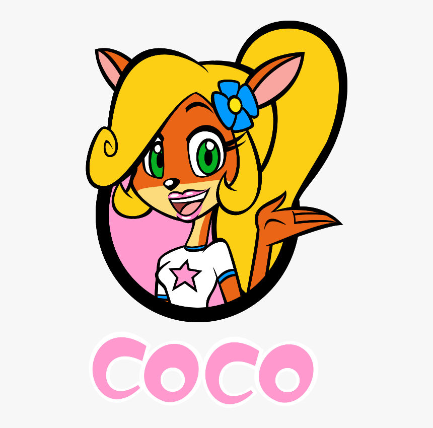 Coco Bandicoot - Crash Bandicoot Coco Cartoon, HD Png Download, Free Download