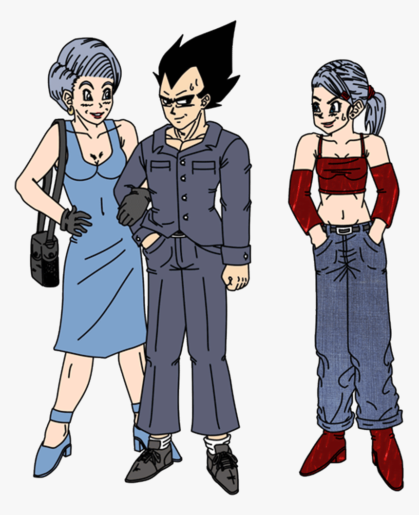 Vegeta And Bulla, HD Png Download, Free Download