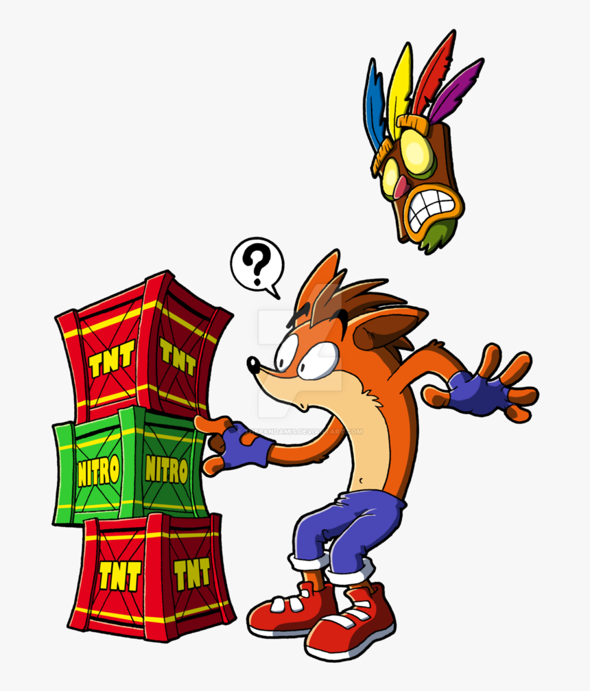 Crash Bandicoot Nitro Crate Png Freeuse Library - T Shirt Crash Bandicoot, Transparent Png, Free Download