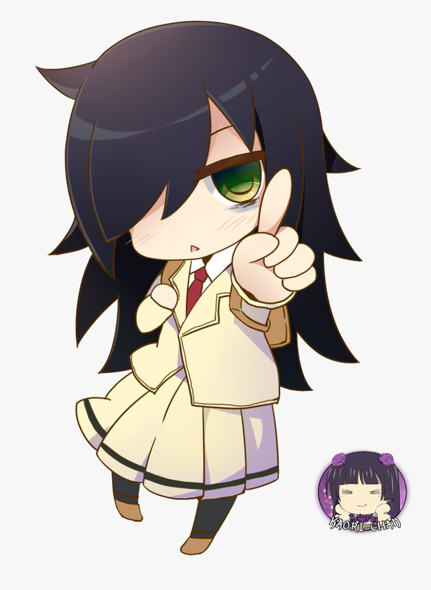 Png-tomoko // Chibi // Watamote - Tomoko Kuroki Chibi Mad, Transparent Png, Free Download