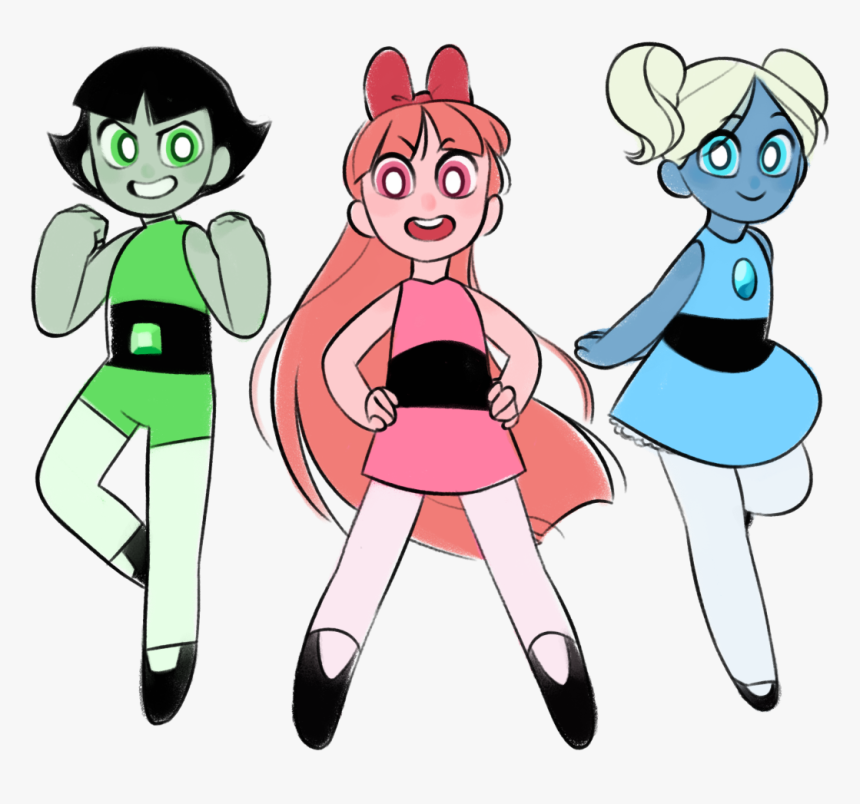 Crossover Ppg Power Puff Girls Steven Universe Steven - Powerpuff Girls Steven Universe, HD Png Download, Free Download