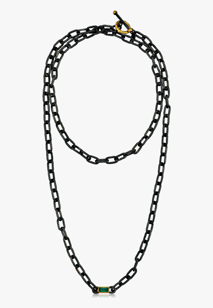 Square Emerald Chainmail - Necklace, HD Png Download, Free Download