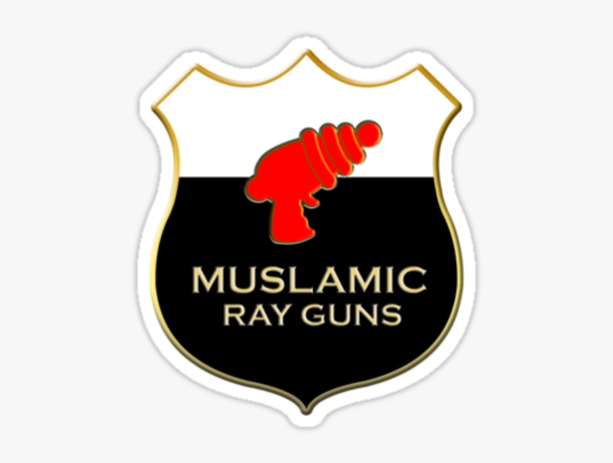 Muslamic Ray Guns T-shirt London Text - Label, HD Png Download, Free Download