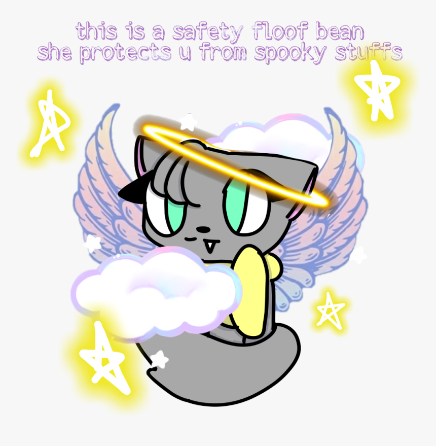 U Kniw The Safety Seal Well This Is My Saftey Floof - Angel Wings, HD Png Download, Free Download