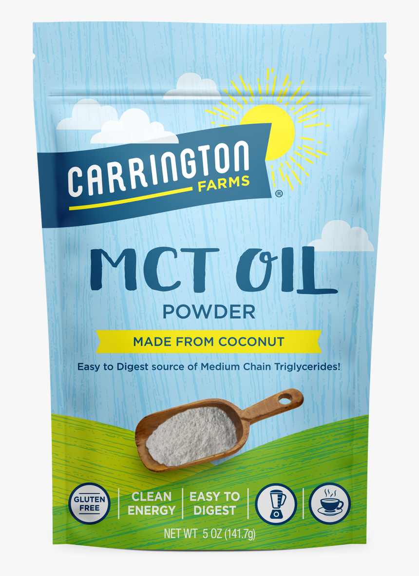 Carrington Farms Mct Oil Powder Made From Coconut - Packaging And Labeling, HD Png Download, Free Download