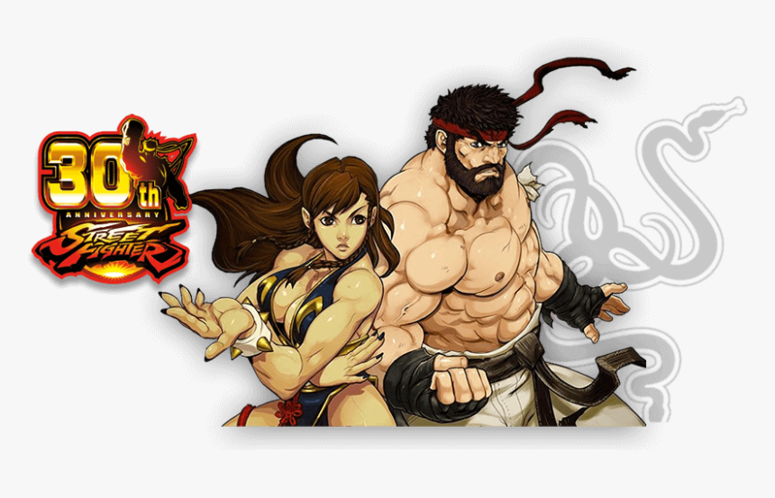 30th Anniversary Street Fighter Art, HD Png Download, Free Download