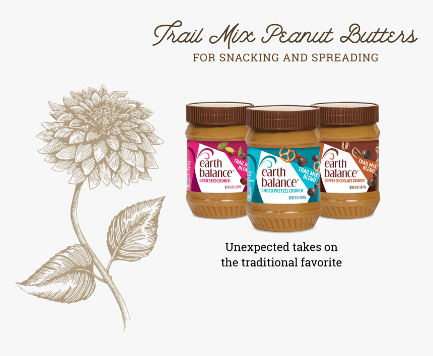 Trail Mix Peanut Butter For Snacking And Spreading - Buttercream, HD Png Download, Free Download