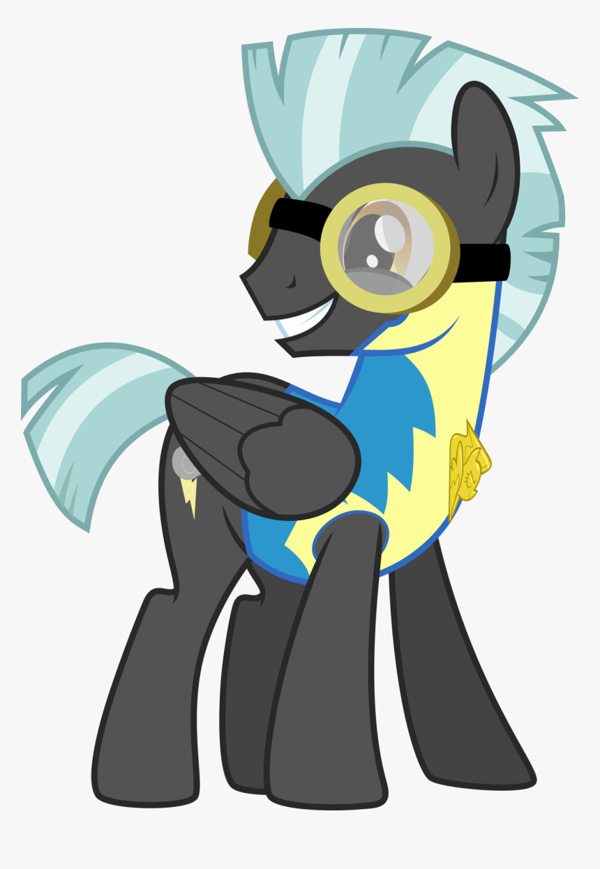 Excited Cadet Thunderlane Is Excited By - My Little Pony Wonderbolts Thunder, HD Png Download, Free Download