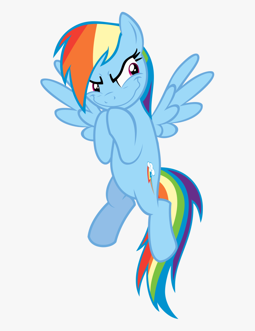 Evil Grinch Png - Rainbow Dash Evil Smile, Transparent Png, Free Download