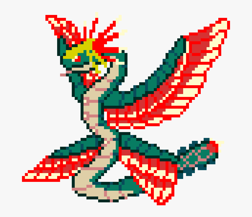 Mayan God From Smite - Kukulkan Pixel Art, HD Png Download, Free Download