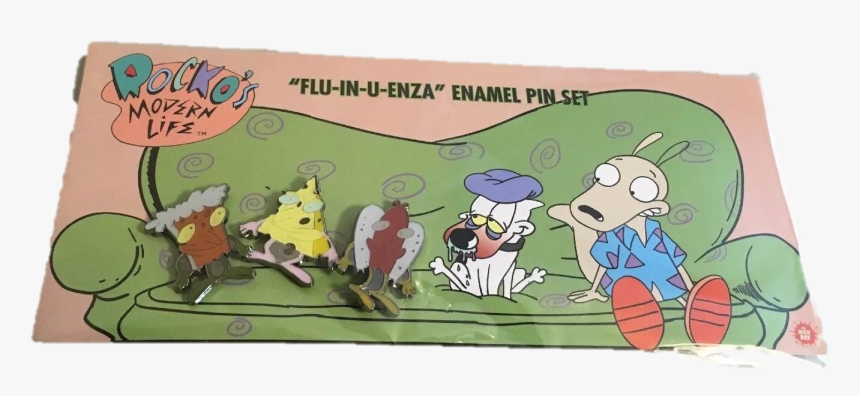 Nick Box Exclusive Rocko"s Modern Life Flu In U Enza - Rocko's Modern Life, HD Png Download, Free Download