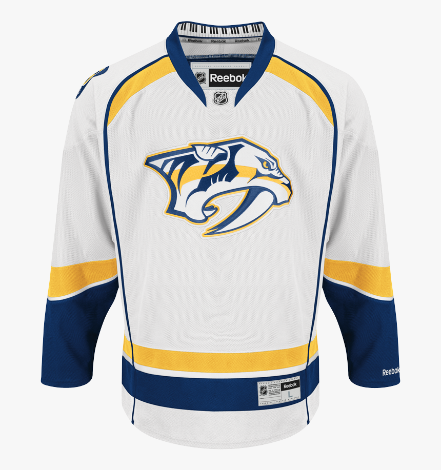 Nashville Predators White Jersey, HD Png Download, Free Download