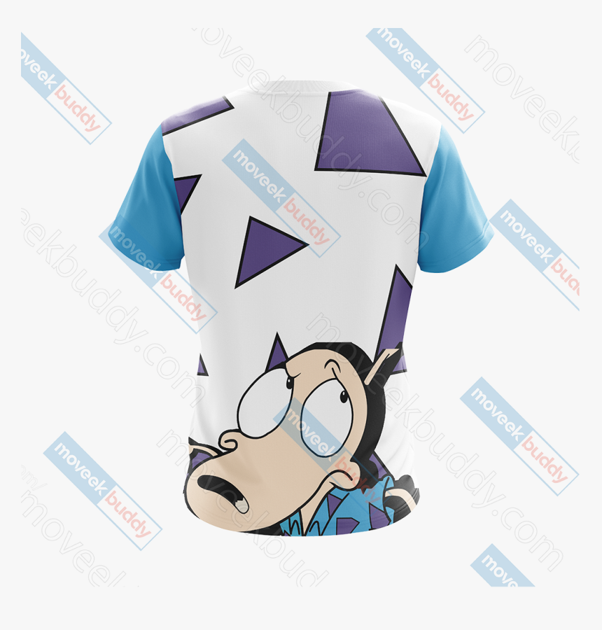 Rocko"s Modern Life Unisex 3d T-shirt - Rocko Nickelodeon, HD Png Download, Free Download