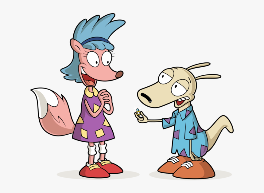 Rocko And Sheila-ex212 - Rocko's Modern Life Rocko And Sheila, HD Png Download, Free Download