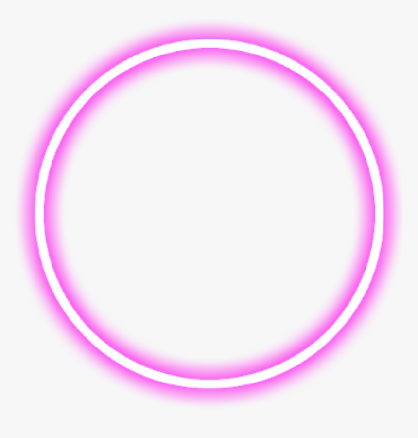 #mimi #yuvarlak #neon #cute #kawaii #ftestickers #sticker - Pink Neon Circle Png, Transparent Png, Free Download