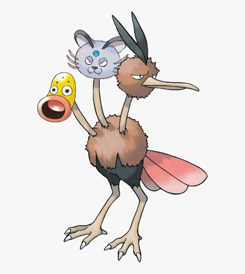 Pokémon Red And Blue Pokémon X And Y Pokémon Go Pokémon - Pokemon Dodrio, HD Png Download, Free Download