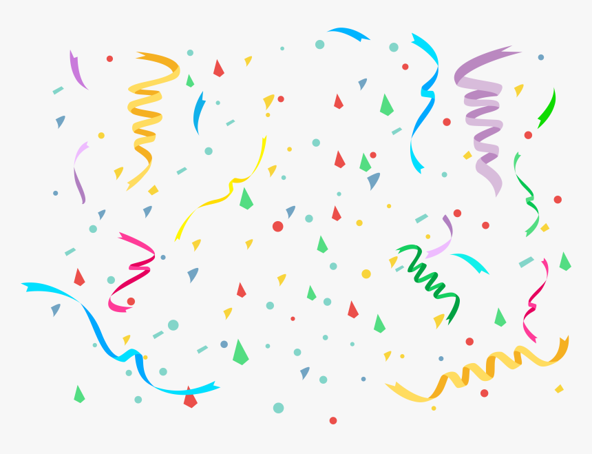 Confetti Png Picture - Transparent Background Birthday Confetti Png, Png Download, Free Download