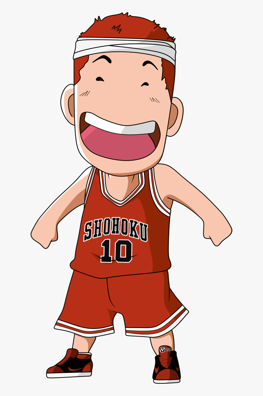 Collection Of Free Vector Anime Slam Dunk Download - Sakuragi Hanamichi Slam Dunk, HD Png Download, Free Download