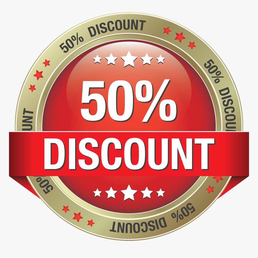 Discount Download Png - 50 Discount Offer Png, Transparent Png, Free Download