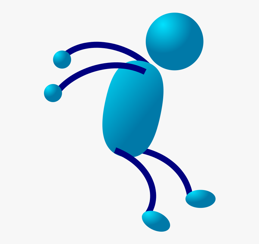 Stickman Cliparts - Stickman Clipart - Stick Man Running, HD Png Download, Free Download