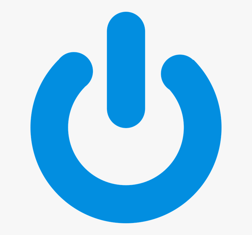 Button, Start, Stop, On, Off, Round, Blue - Blue Logout Button Png, Transparent Png, Free Download