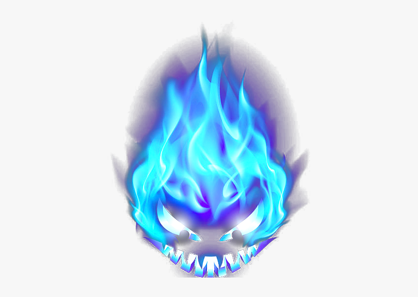 Blue Flames Png Transparent - Blue Fire Transparent Background, Png Download, Free Download