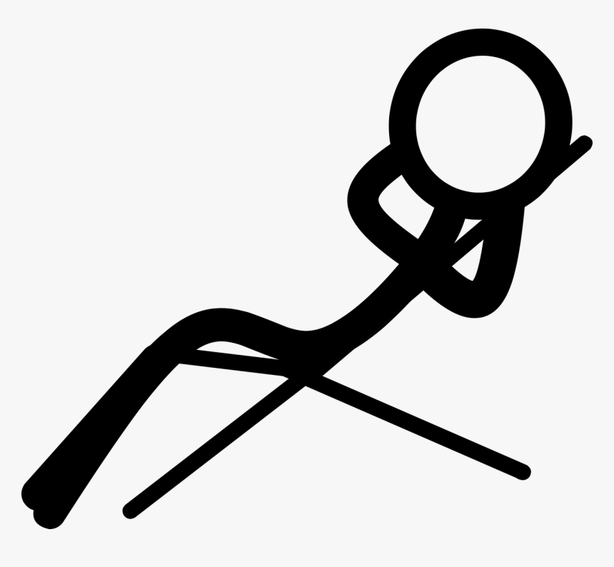 Travel, Beach, Stick Man, Relaxing, Travel, Lazy - Lazy Stickman, HD Png Download, Free Download