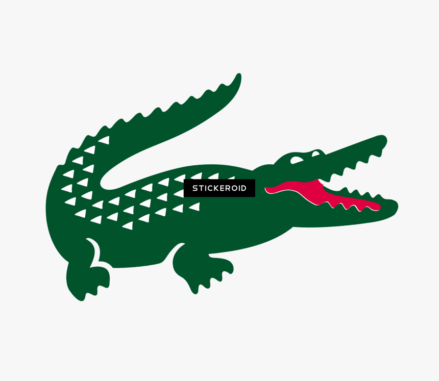 Green And White Logo Alligator , Png Download - Lacoste Logo ...