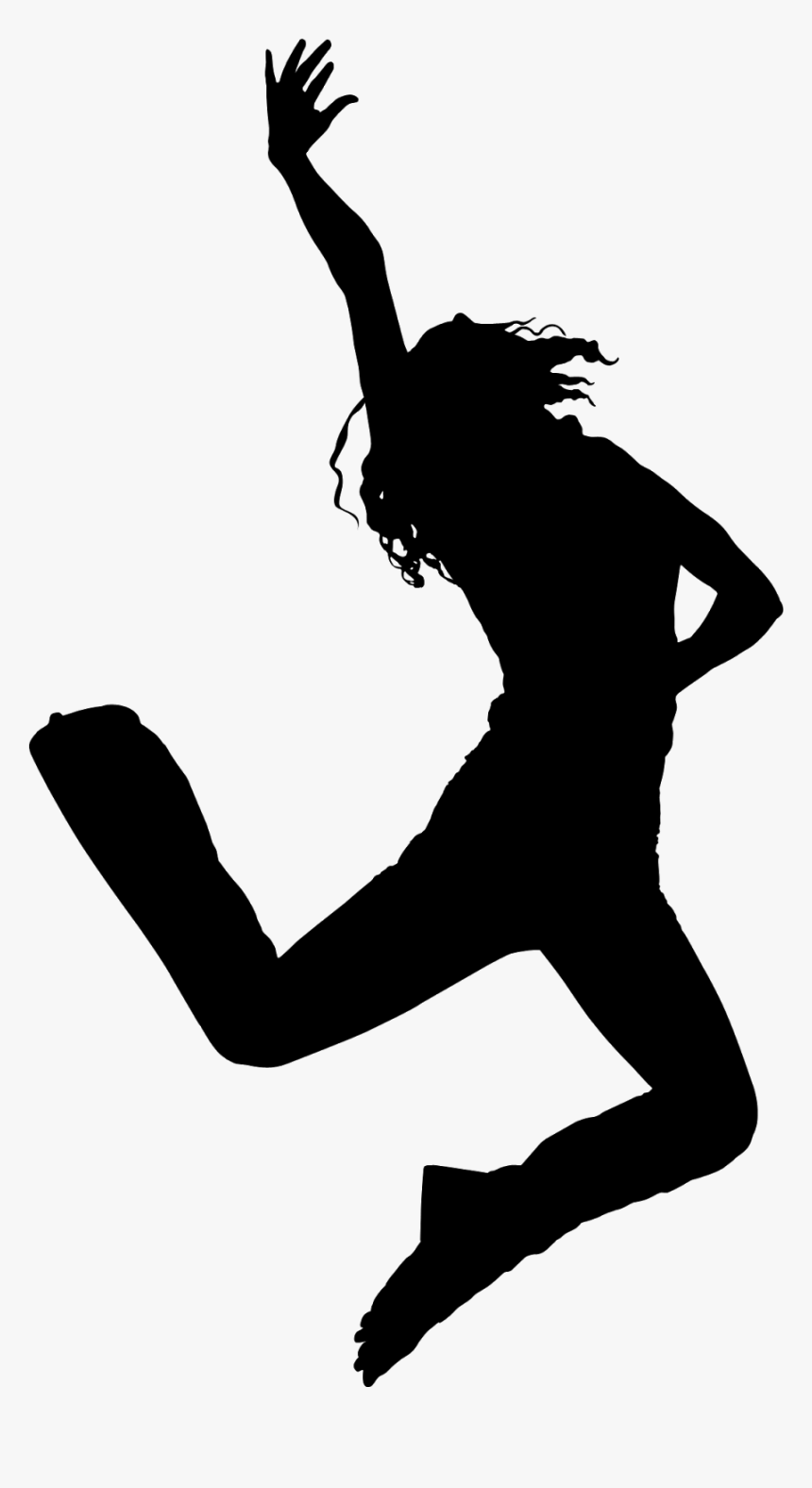 Hip-hop Dance Silhouette Ballet Dancer Jazz Dance - Cartoon Hip Hop Dance, HD Png Download, Free Download