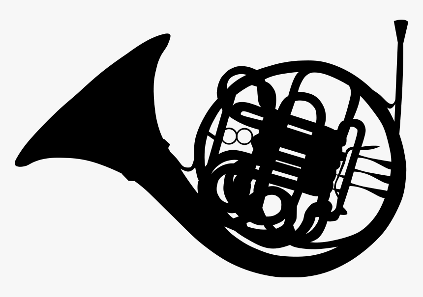 Instruments Clipart Silhouette - Met Your Mother Blue French Horn, HD Png Download, Free Download