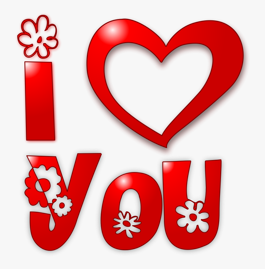 Free I Love You Clipart Free Clipart 1001freedownloads - Love You My Darling, HD Png Download, Free Download