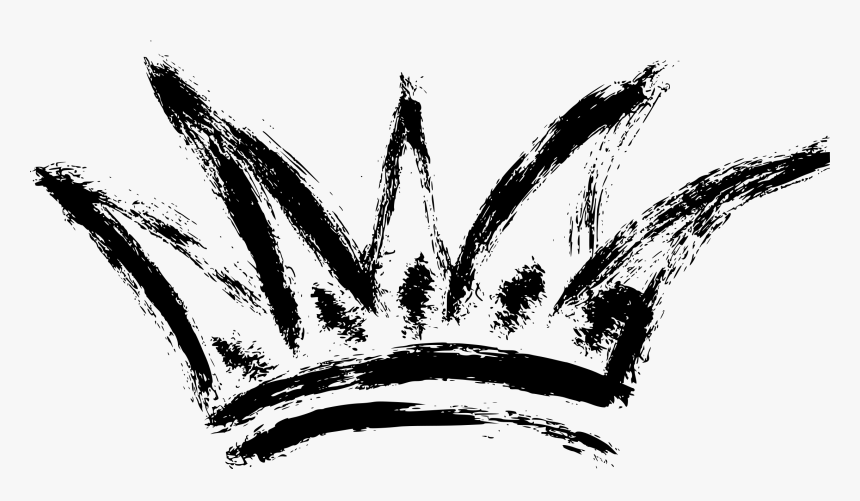 Crown Brush Stroke Png, Transparent Png, Free Download