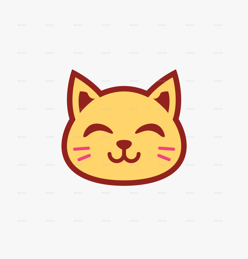 Cute Cat Emote Png Clipart , Png Download - Cute Cat Cartoon Png, Transparent Png, Free Download