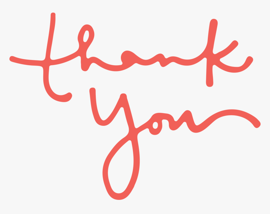 Cursive Thank You Svg Cut File, HD Png Download, Free Download