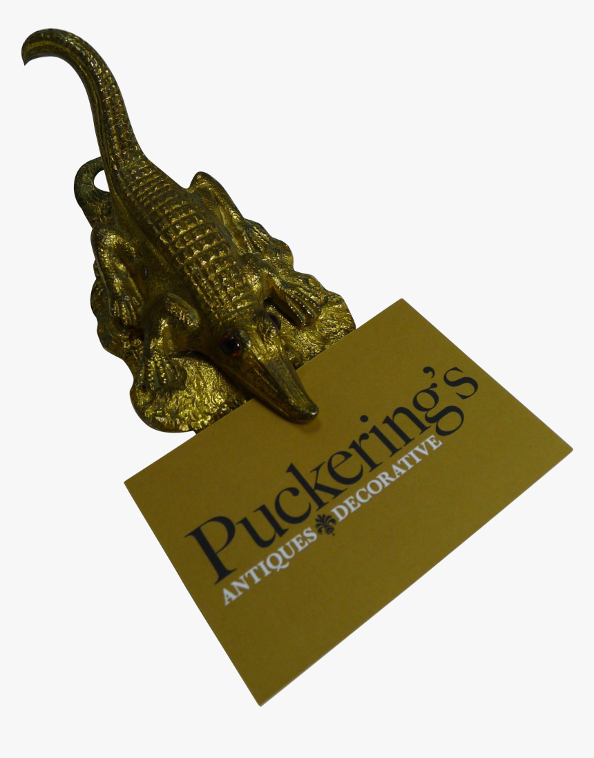 Brass Clip Alligator - Nile Crocodile, HD Png Download, Free Download